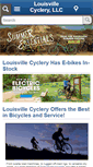 Mobile Screenshot of louisvillecyclery.com